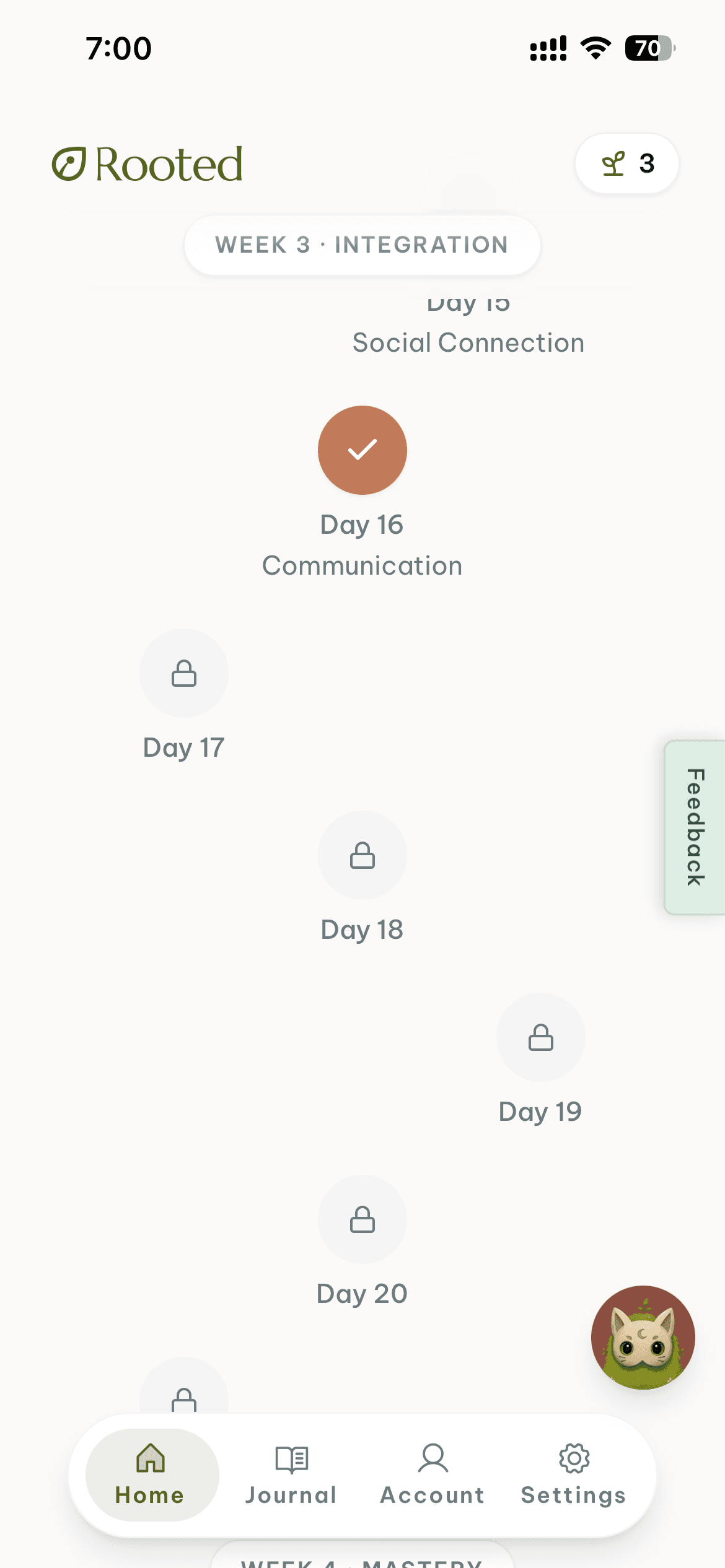 Your 30-day journey map